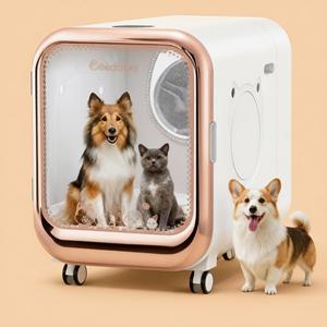 Cabina de Secado para Mascotas de Plástico Ecológico, Moderna, Inteligente, de Lujo, Duradera y de Primera Calidad, con Capacidad para 180L, Diseño Elegante para Dueños de Perros y Gatos - Product Image 1