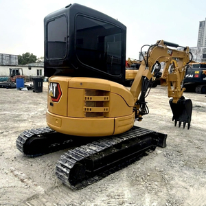 Mini-excavatrice CAT 303E CR, poids opérationnel de 3 tonnes, avec godet de terrassement, type chenillé, hydraulique - Product Image 1