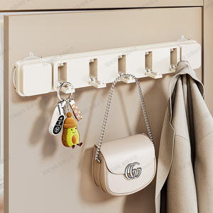 Ganchos de pared minimalistas con ventosa, rectangulares, resistentes, para colgar en la puerta, con gran capacidad de carga. - Product Image 4