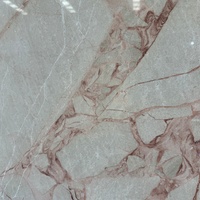 Marbre de Calcutta Viola poli, dalle de marbre rose antique, design moderne