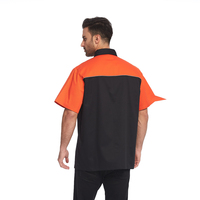 Logo personnalisé chauffeur facteur uniforme supermarché vêtements de travail vêtements bouton up coton vêtements de travail grande taille chemise