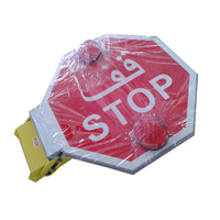 Bras de signalisation d'arrêt de bus scolaire en parfait état avec boîte de commande, accessoires de bus pour les arrêts de bus scolaires aux Émirats arabes unis