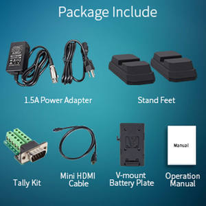 SEETEC 4K156-9HSD Prix de gros <span class=keywords><strong>d</strong></span>'usine 15.6 ''IPS 4K UHD 3840x2160 moniteur de diffusion Quad écran partagé avec 4x Ports HDMI - Product Image 6