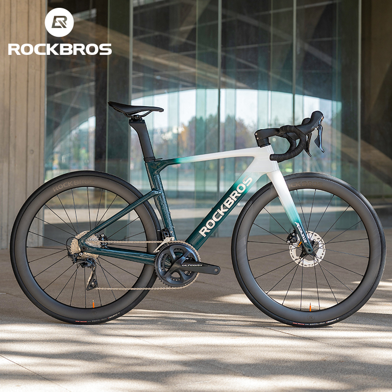 ROCKBROS ロードバイク カーボンファイバー自転車 T700 エアロ