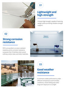 Panel FRP retardado <span class=keywords><strong>de</strong></span> llama hoja <span class=keywords><strong>de</strong></span> <span class=keywords><strong>fibra</strong></span> <span class=keywords><strong>de</strong></span> <span class=keywords><strong>vidrio</strong></span> corrugado para construcción <span class=keywords><strong>de</strong></span> paneles <span class=keywords><strong>de</strong></span> yeso prefabricados - Product Image 3