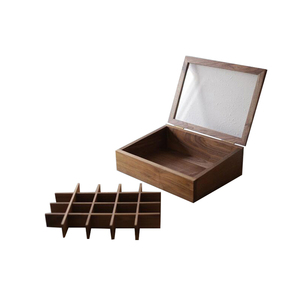 Nhà Máy Bán buôn tùy chỉnh chia 12 khoang bao bì bằng gỗ hộp trà - Product Image 2