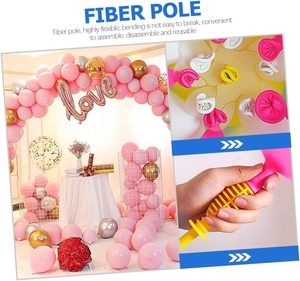 Support de ballons semi-circulaire pour décoration de baby shower, anniversaire, mariage, <span class=keywords><strong>arche</strong></span> de ballons, support de fond DIY, base de colonne de ballons circulaire - Product Image 5