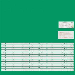 Bande lumineuse LED pour téléviseur LCD HX-NO.1206 3BL-T5664102-18 HK55D08-ZC14C-04 pour 8 LED 3V 12 pièces/ensemble Bande lumineuse LED de rétroéclairage pour téléviseur - Product Image 2