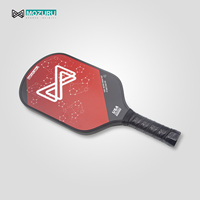 MOZURU Raquette de Pickleball de haute qualité en fibre de carbone T700, épaisseur courte, noir