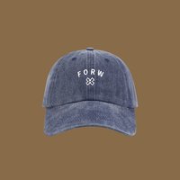 Gorra de Béisbol Personalizada con Bordado, 6 Paneles, Visera Curva, Algodón, Estilo Retro Desgastado, Protección Solar