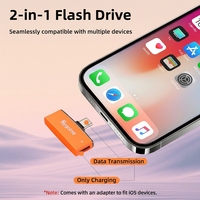 Unidad Flash USB 3.0/2.0 de Alta Velocidad de Metal, Admite Transferencia de Datos y Carga Simultánea, Unidad OTG para Teléfono Inteligente