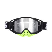 Lunettes de moto tout-terrain personnalisées OEM avec verres miroir pour motocross MX ATV, vente en gros