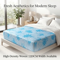Tissu de matelas jacquard tricoté à motif floral classique, doux et épais, pour literie d'Afrique de l'Est