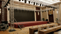 Système de scène modulaire portable pour petits événements, scène en aluminium réglable pour mariage, promotion, spectacle scolaire