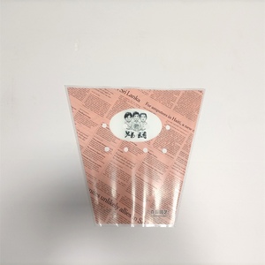 Chine <span class=keywords><strong>pas</strong></span> <span class=keywords><strong>cher</strong></span> BOPP/CPP plastique impression personnalisée bouquet de fleurs manches emballage paquet sacs avec trous de respiration - Product Image 5