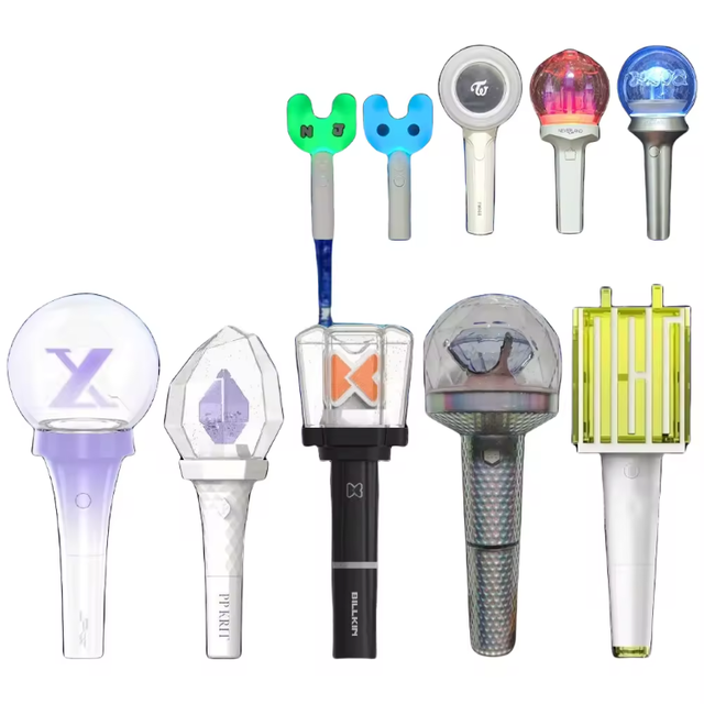 Custom Design Style Concert Light Stick BLACK PINK Kpop Light Stick Glow Sticks Bulk Party Supplies