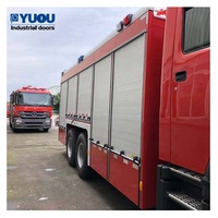 Porte de camion de pompiers en alliage d'aluminium, véhicules de cargaison, volet roulant latéral