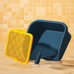 Bandeja de plástico para banheiro de cachorro, bandeja portátil para banheiro de cachorro, autolimpeza, para treinamento de penico, para crianças pequenas - Product Image 5