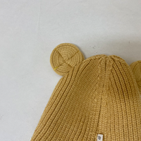 Enfants printemps automne tricot chapeaux enfants garçon fille oreille chaud Bonnets mignon dessin animé ours nouveau-né bébés bonnets
