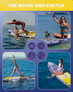 2026 New Arrival Unisex Paddle Board Ultra Stable Standup Drop Stitch <b>Inflatable</b> Sup for All Skill Levels HW15/6 Constru - Product Image 6