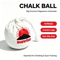 OEM ODM Accessoire d'escalade : Boule de magnésie antidérapante rechargeable pour le sport et l'escalade, direct usine