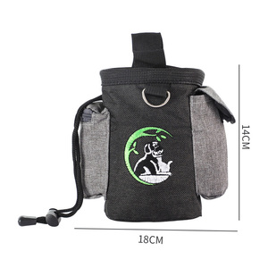 Bolsa de golosinas para <span class=keywords><strong>perros</strong></span> de gran capacidad, paquete de alimentación multifuncional, bolsa de alimentación para <span class=keywords><strong>perros</strong></span>, bolsa de cintura para entrenador de mascotas de Color sólido - Product Image 6