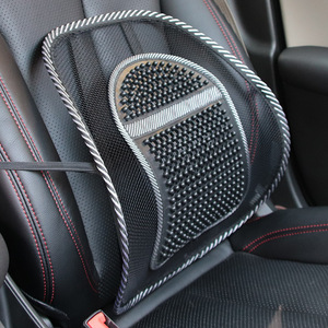 Coussin de massage pour dossier de siège de <span class=keywords><strong>voiture</strong></span>, support <span class=keywords><strong>lombaire</strong></span> respirant en maille pour <span class=keywords><strong>voiture</strong></span>, bureau, maison - Product Image 1