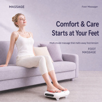 Appareil de massage multifonctionnel rechargeable à chaleur et à percussion pour la plante des pieds, actuellement très populaire