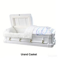 Ataúdes de Madera de Caoba Africana Sólida, Estilo Americano, de Alta Calidad, Personalizables al por Mayor - Ataúdes y Féretros Personalizados para Funerales