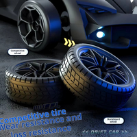 AiJH 1:20 Scale Remote Control Racing Sport Toy LED Lights Drifting Car Model Vehicle Tire RC Drift Car Toys