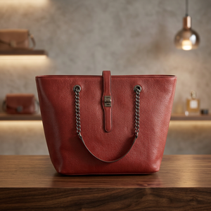 Bolso de Mano de Cuero Genuino de Marca Famosa BS INTERNATIONAL para Mujer, con Correa de Hombro y Cierre, Ideal para Bodas y San Valentín - Product Image 3