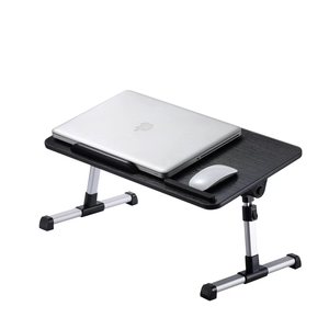 Ergonomic xách tay có thể gập lại có thể điều chỉnh chiều cao và góc MDF Văn Phòng Nhà Giường máy tính bảng máy tính xách tay bằng gỗ đứng - Product Image 2