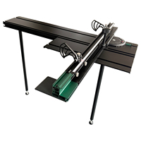Accessoire de coupe transversale coulissant pour scies à table horizontales Chansen, Sawstop, Harvey pour le travail du bois