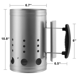 New Arrivals Heavy Duty Charcoal Chimney <b>Starter</b> BBQ <b>Fire</b> <b>Starter</b> Set - Product Image 2