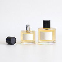 Prix usine MUB 30ml 50ml 100ml bouteille en verre de parfum cylindre à sertir bouteilles en verre de parfum vaporisateur en aluminium