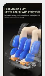 Premium 4D KI-gesteuerter Massagesessel mit Core-Mechanismus, Ganzkörper-Airbag, doppelten Wadenrollen, Fuß-Spa, Taillenheizung, bionischer Hand und Bluetooth - Product Image 2