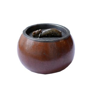 Old gourd-shaped water bowl, <b>tea</b> rinse bowl, <b>tea</b> dregs container, teaware, <b>tea</b> accessories - Product Image 5