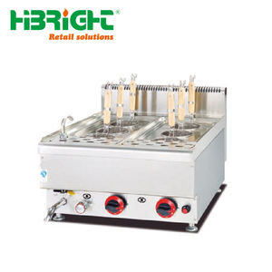 Comptoir commercial en acier inoxydable chauffage rapide cuiseur à nouilles haute capacité 2/4/6 panier chaudière à pâtes gaz/électrique - Product Image 3