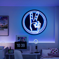 Enseigne LED personnalisée en néon avec miroir infini, boîte à lumière en miroir 3D à profondeur infinie, miroir rond, éclairage d'art en miroir profond pour bar, club