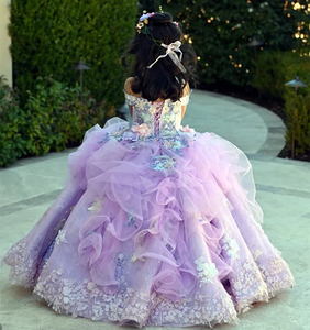 Vestidos <span class=keywords><strong>de</strong></span> Princesa <span class=keywords><strong>para</strong></span> <span class=keywords><strong>Niñas</strong></span> <span class=keywords><strong>de</strong></span> Flores con Hombros al Descubierto <span class=keywords><strong>para</strong></span> <span class=keywords><strong>Fiesta</strong></span> <span class=keywords><strong>de</strong></span> Boda 2024 con Apliques <span class=keywords><strong>de</strong></span> Encaje Floral 3D <span class=keywords><strong>para</strong></span> <span class=keywords><strong>Fiesta</strong></span> <span class=keywords><strong>de</strong></span> Cumpleaños Vestido Infantil - Product Image 6