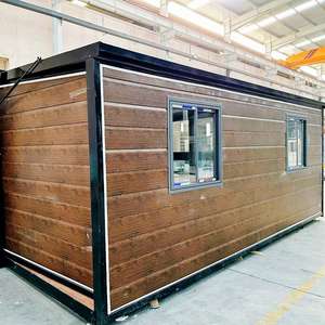 บ้านพักอาศัยหรูหราทันสมัย ขนาด 40 ฟุต 100 ตร.ม. บ้านสำเร็จรูป 5 ห้องนอน ขนาดใหญ่ ปรับแต่งได้ พร้อมฉนวนกันเสียงแบบประหยัดพลังงาน บ้านคอนเทนเนอร์แบบขยายได้ - Product Image 2