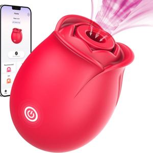 App kontrollü kadın gül vibratör 10 zihin üfleme modu büyük şok klitoral g-spot stimülatörü - Product Image 1