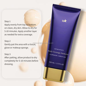 Kit de correcteur corporel imperméable longue durée BARUBT pour tatouages, cicatrices - Couverture complète, fini naturel, tous types de peau, pinceau applicateur - Product Image 2