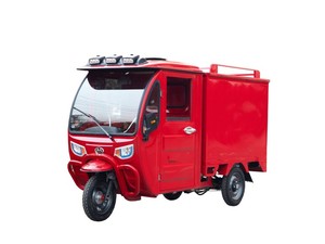 รถสามล้อไฟฟ้าสำหรับส่งสินค้าแบบมีห้องโดยสารปิดสำหรับขนส่งด่วน - Product Image 1