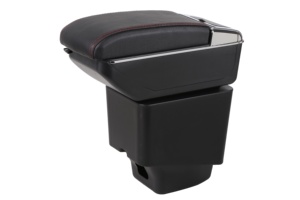 Boîte de console d'accoudoir de <span class=keywords><strong>voiture</strong></span> en cuir pu noir pour nouveau <span class=keywords><strong>Renault</strong></span> Duster logan - Product Image 4