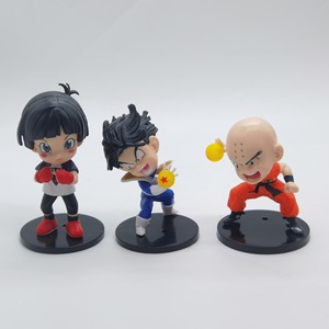 Collection japonaise très vendue, version Q, 7 pièces/ensemble, 8-10 cm, figurines en PVC Son Goku, Vegeta, Gohan, <span class=keywords><strong>Chichi</strong></span>, jouet d'anime - Product Image 4