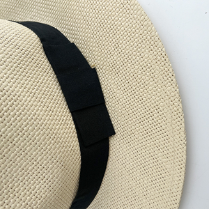 Sombrero Panamá <span class=keywords><strong>de</strong></span> Paja al por Mayor, Gorra <span class=keywords><strong>de</strong></span> Sol <span class=keywords><strong>de</strong></span> Moda para Verano y Playa, Sombreros Panamá <span class=keywords><strong>de</strong></span> Paja Personalizados para Hombres y Mujeres - Product Image 4