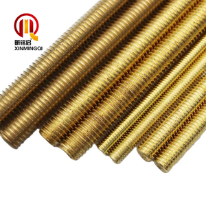 Varillas Roscadas de Latón XINMINGQI Grado <span class=keywords><strong>B7</strong></span> 1/2 3/4 5/8 7/16 DIN975/DIN976 Métricas, Recubiertas de <span class=keywords><strong>Zinc</strong></span> Negro, Rosca Completa - Product Image 1