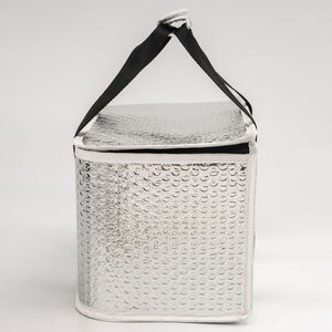Aluminiumfolie-Kühltasche Isolierte Kühltasche für Kuchen Pizza Essenslieferung mit Strapazierfähigem Weichem Griff Kühltasche - Product Image 5