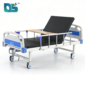 <span class=keywords><strong>Lit</strong></span> d'examen médical manuel réglable à 2 manivelles avec barre latérale relevable et trou pour pot, idéal pour les patients – Prix abordables - Product Image 2